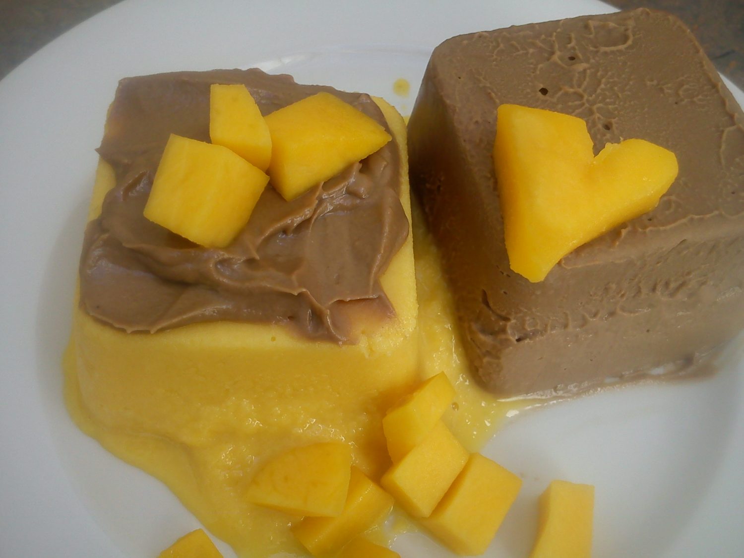 Mango, Čokoládová zmrzlina